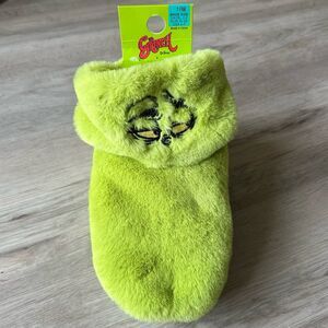 Primark The Grinch Slipper Socks Plush US Women’s Size 4-7 NEW NWT 2024